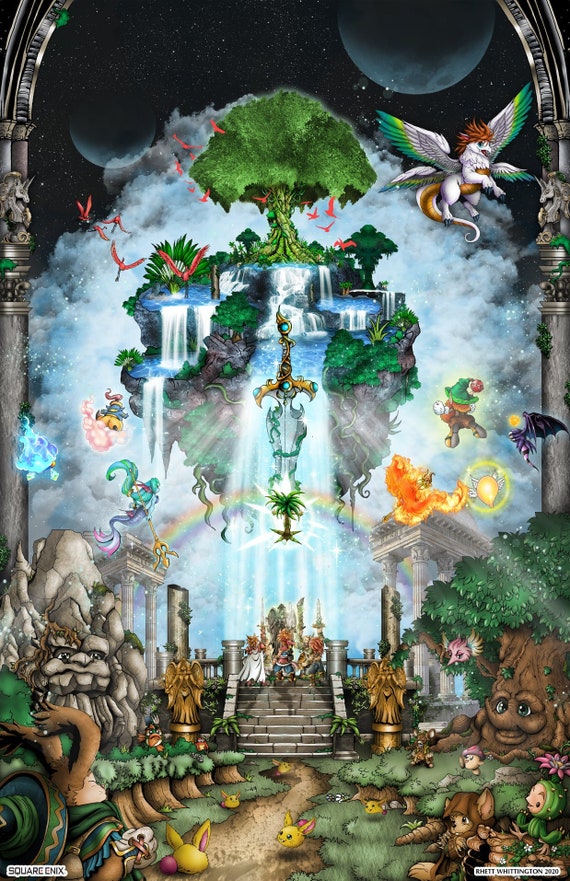 スクウェア・エニックス イラストプレート The World of Mana その他