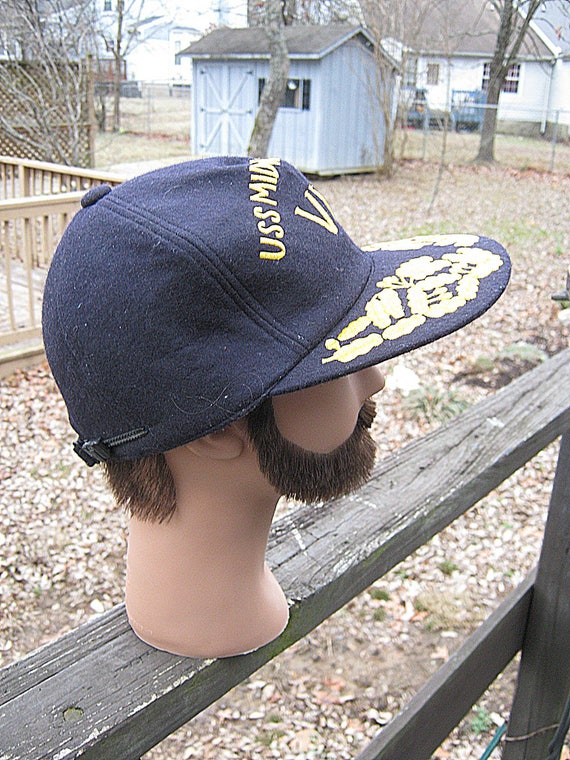 USS Midway CVA-41 Baseball Cap Made in USA Navy Blue USS Midway CVA-41 Baseball Cap Made in USA Navy Blue