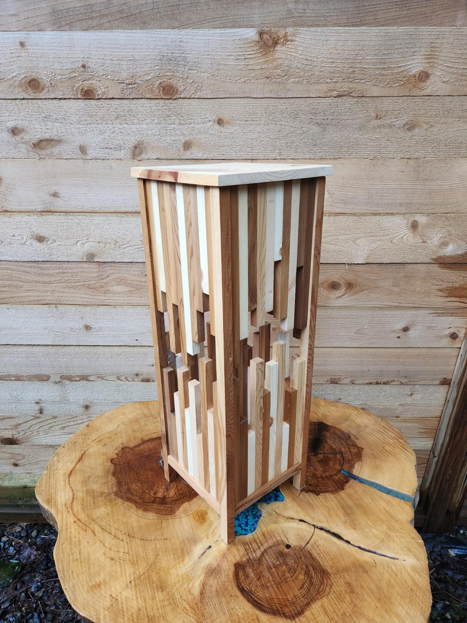 Cedar Side Table - Etsy