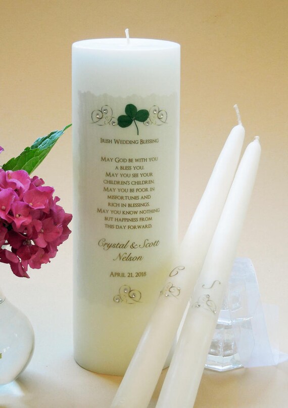 Irish Wedding Unity Candles Etsy