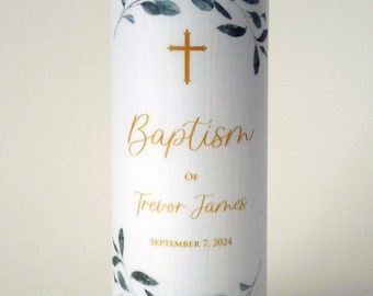 Baptism 3x8 Candle