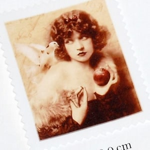 Patches Applikation Stoffbild Aufnäher bezaubernde EVA Vintage Victorian Edwardian