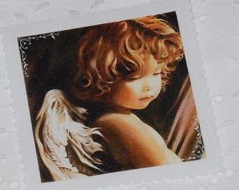 Patches appliqué patch fabric picture angel of modesty