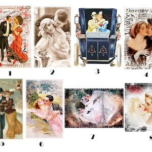 Patches Applique Victorian Edwardian Wedding Lovers Vintage