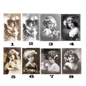 Applikation Patch Mädchen Girl Victorian Vintage Nostalgische Aufnäher Verzierungen Patchwork Quilt Geschenkidee