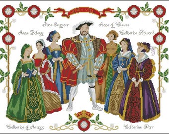 König Kreuzstichvorlage PDF digitales Muster