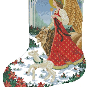 Angel of Divinity korsstygnsmönster i PDF-format