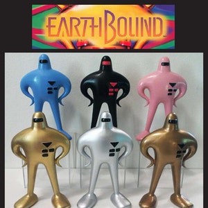 EarthBound Starman Mother 2 - 20th Anniversary Nintendo Custom-made Large 7.5 inch Figures