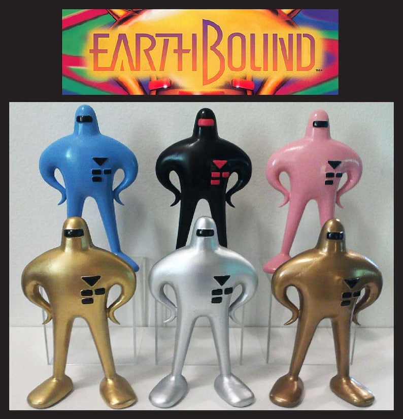 EarthBound Starman Mother 2 20th Anniversary Nintendo Custom-made Large 7.5 inch Figures image 1