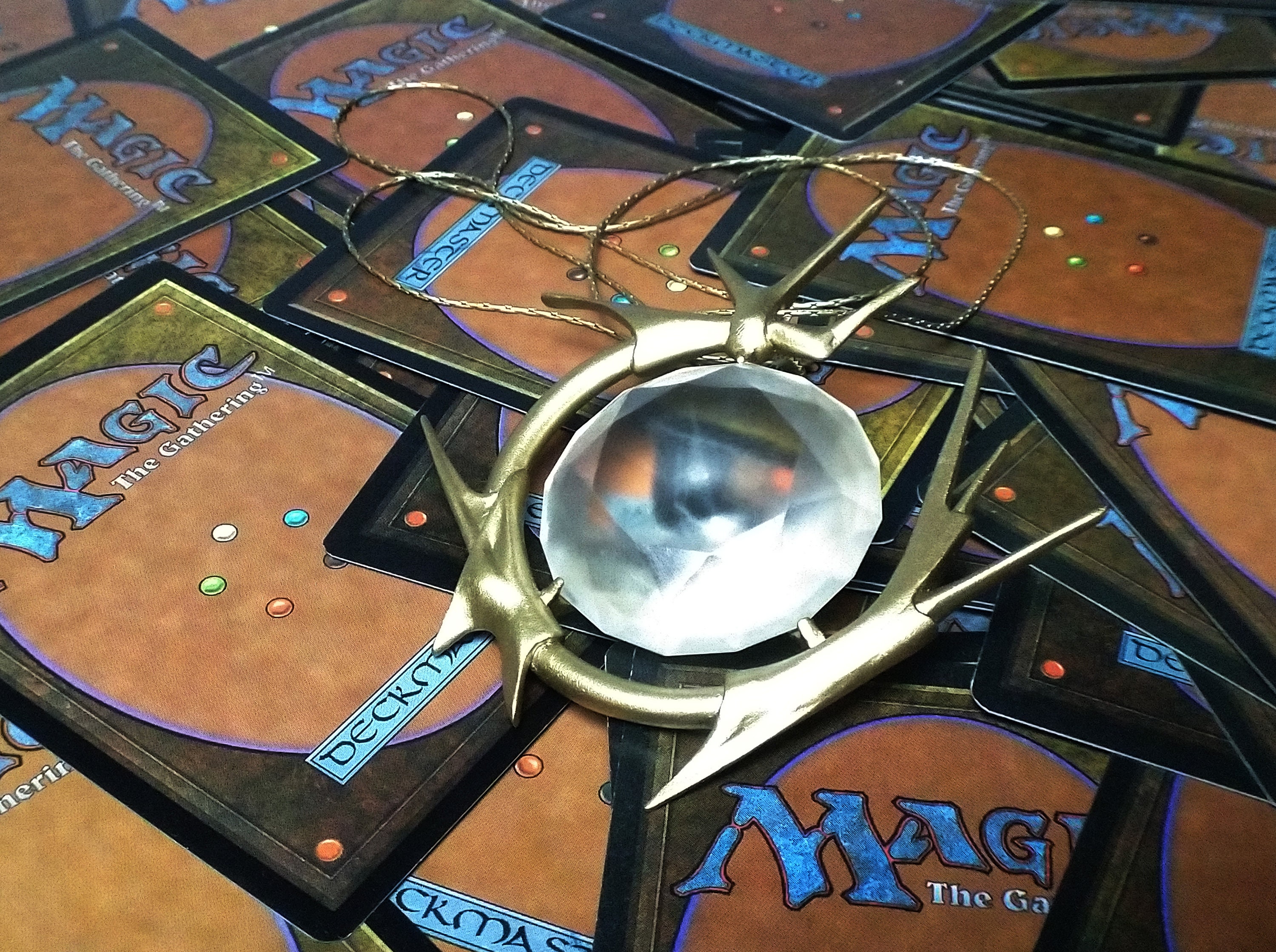 MTG Magic the Gathering - MOX DIAMOND Pendant / Necklace MTG Magic the Gathering - MOX DIAMOND Pendant / Necklace