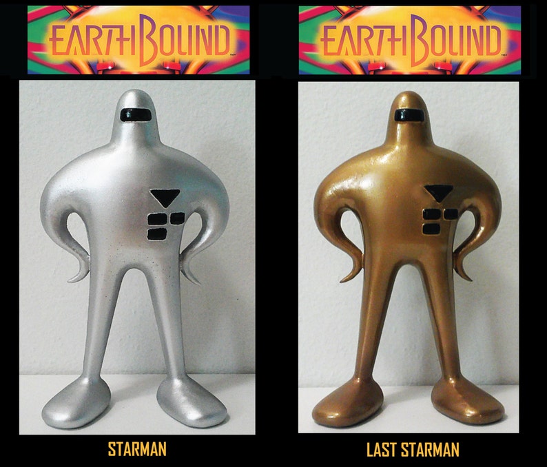 EarthBound Starman Mother 2 20th Anniversary Nintendo Custom-made Large 7.5 inch Figures image 3