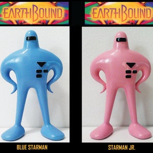 EarthBound Starman Mother 2 20th Anniversary Nintendo Custom-made Large 7.5 inch Figures image 4