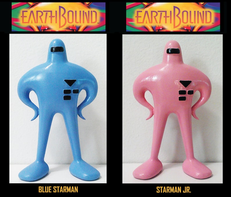 EarthBound Starman Mother 2 20th Anniversary Nintendo Custom-made Large 7.5 inch Figures image 4