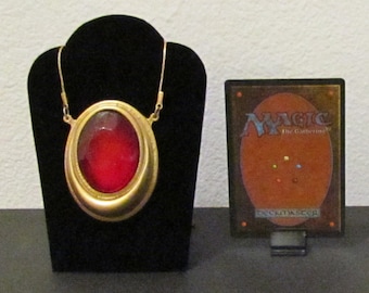 MTG Magic the Gathering - MOX RUBY Pendant / Necklace - Custom Very Nice