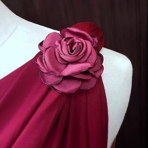 TDY Aelan Dress Accessories Flower Brooch Flower hair piece Floral pin for Infinity dress Twist Wrap Bridesmaid Dress