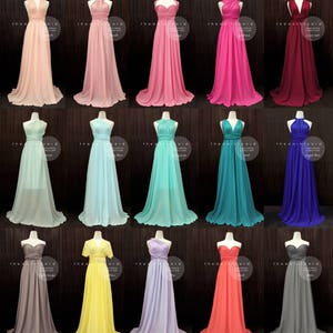TDY Bridesmaid Maxi Infinity Dress / Multiway Dress / Long Ball Gown ...