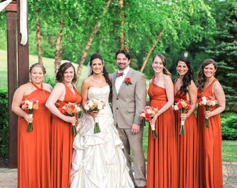 Leafy Green Bridesmaid Dresses