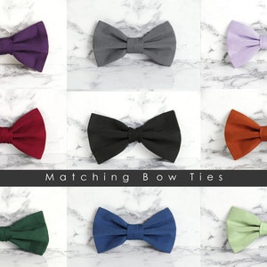 TDY 40 Colours Bow Tie Men Adult Groomsmen Page boy Matching Bowtie with TDY Infinity Dress