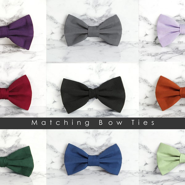 TDY 40 Colours Bow Tie Men Adult Groomsmen Page boy Matching Bowtie with TDY Infinity Dress