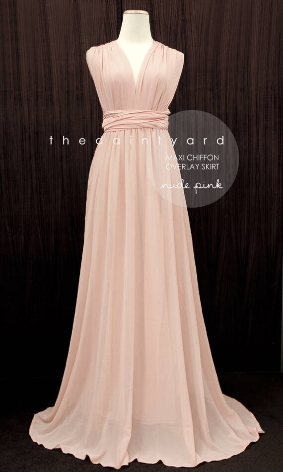 Chiffon skirt overlay discount