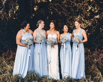 baby blue infinity dress