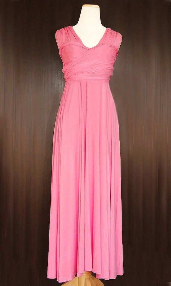 TDY Rouge Maxi / Short Bridesmaid Dress Convertible Dress Infinity Multiway  Wrap Dress Wedding Prom Dress Long Ball Gown (regular Size) - Etsy