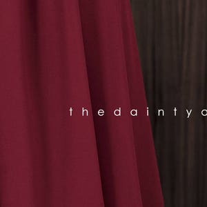 TDY Wine Red Maxi / Short Bridesmaid Dress Prom Wedding Dress Infinity Convertible Multiway Dress Long Cocktail Gown Regular & Plus Size image 7