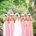 TDY Blush Maxi / Short Bridesmaid Convertible Infinity Multiway Dress Wrap Dress Long Ball Gown Floor Length Dress (Regular & Plus Size) product logo