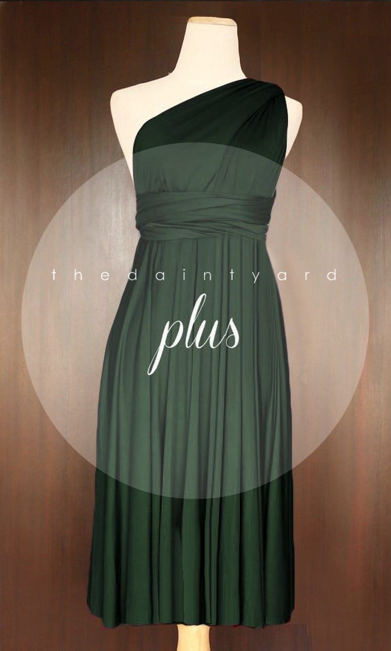 bridesmaid dresses emerald green satin Beach Emerald Green Bridesmaid Dresses Silk Satin Wedding Guest Dress US0 / Custom Color