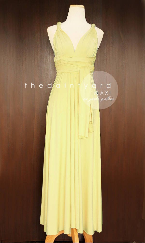 Chic Light Yellow Long Chiffon Prom Dress, BS39 – luladress