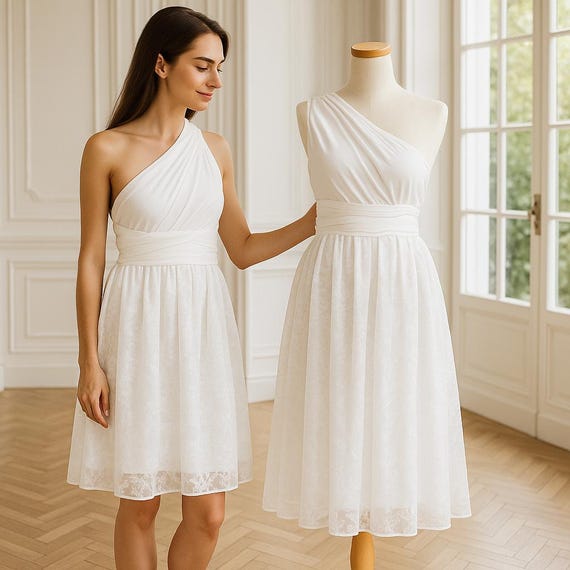 TDY White Organza Overlay Skirt for Convertible Dress / Infinity Dress /  Wrap Dress / Octopus Dress / Engagement Dress - Etsy