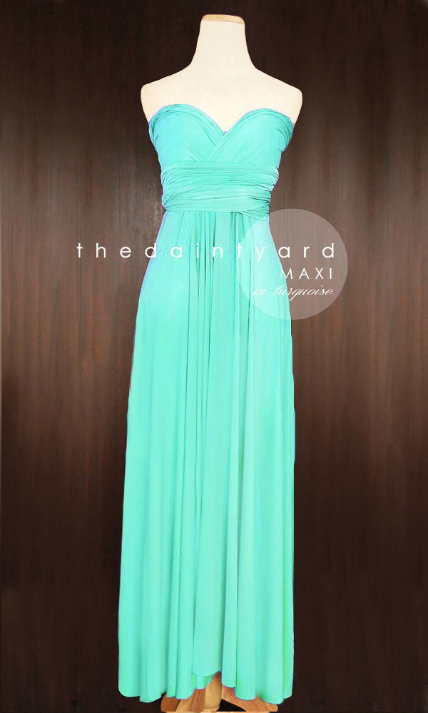 bridesmaid try on dresses Dark Turquoise Bridesmaids Dress Mix-Match Long Party Dress Cyan Chiff   DaisyFormals-Bridesmaid and Formal Dresses in 59+ Colors