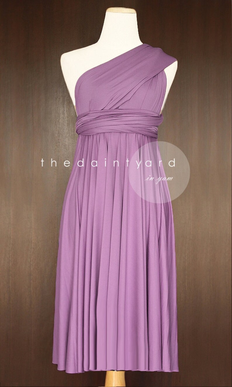 infinity dress styles with bandeau