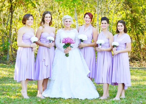 TDY Turquoise Maxi / Short Bridesmaid Convertible Dress