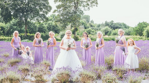 lavender convertible bridesmaid dress