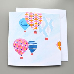 Heißluftballons Karte
