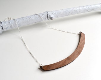 Arc Wood Necklace