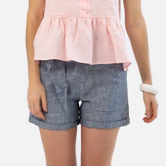 Linen Shorts Etsy Online Hotsell, UP TO 