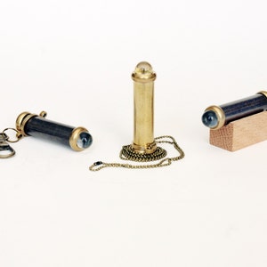 Mini Teleidoscope, Small Brass Teleidoscope, Gold Color teleidosocpe, Gifts for everyone - MT