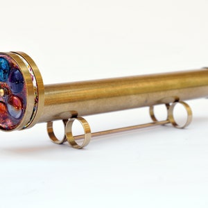 Long Wheels Kaleidoscope, Brass Kaleidoscope - KL