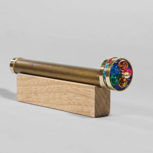 Small Long Wheels Kaleidoscope, Personalized gift, Kaleidoscope gift KS image 1