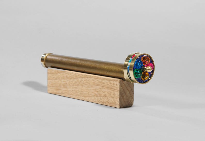 Small Long Wheels Kaleidoscope, Personalized gift, Kaleidoscope gift KS image 1