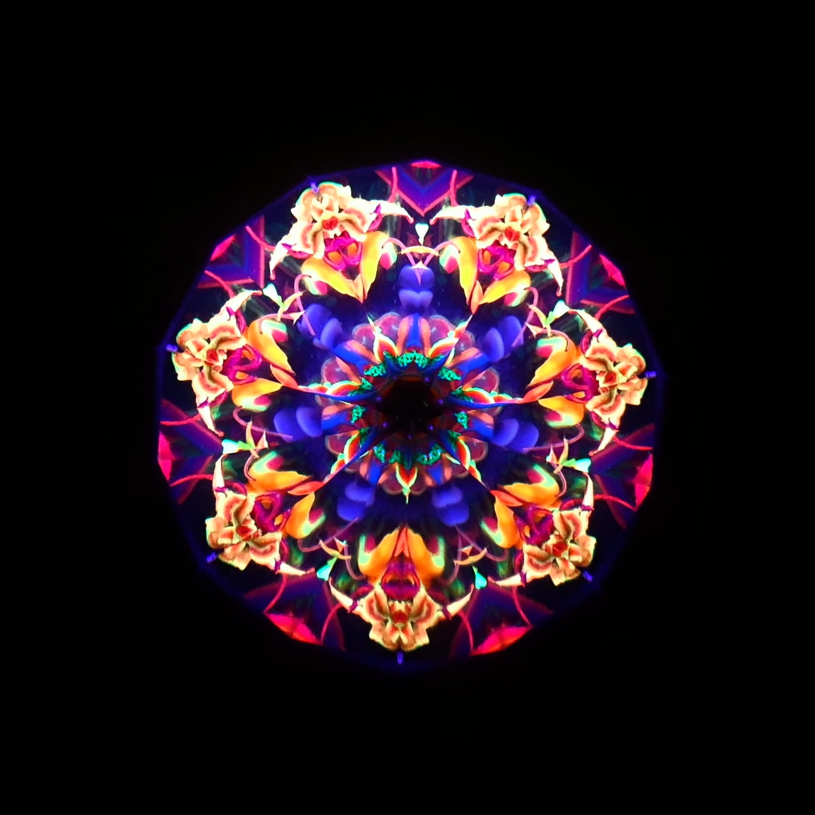 Classic Stainless Steel Handmade Kaleidoscope, With Natural
