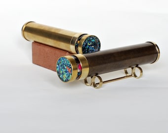 Classic Kaleidoscope "The Glowing Coral" - Traditional Kaleidoscope, Personalized gift - CO