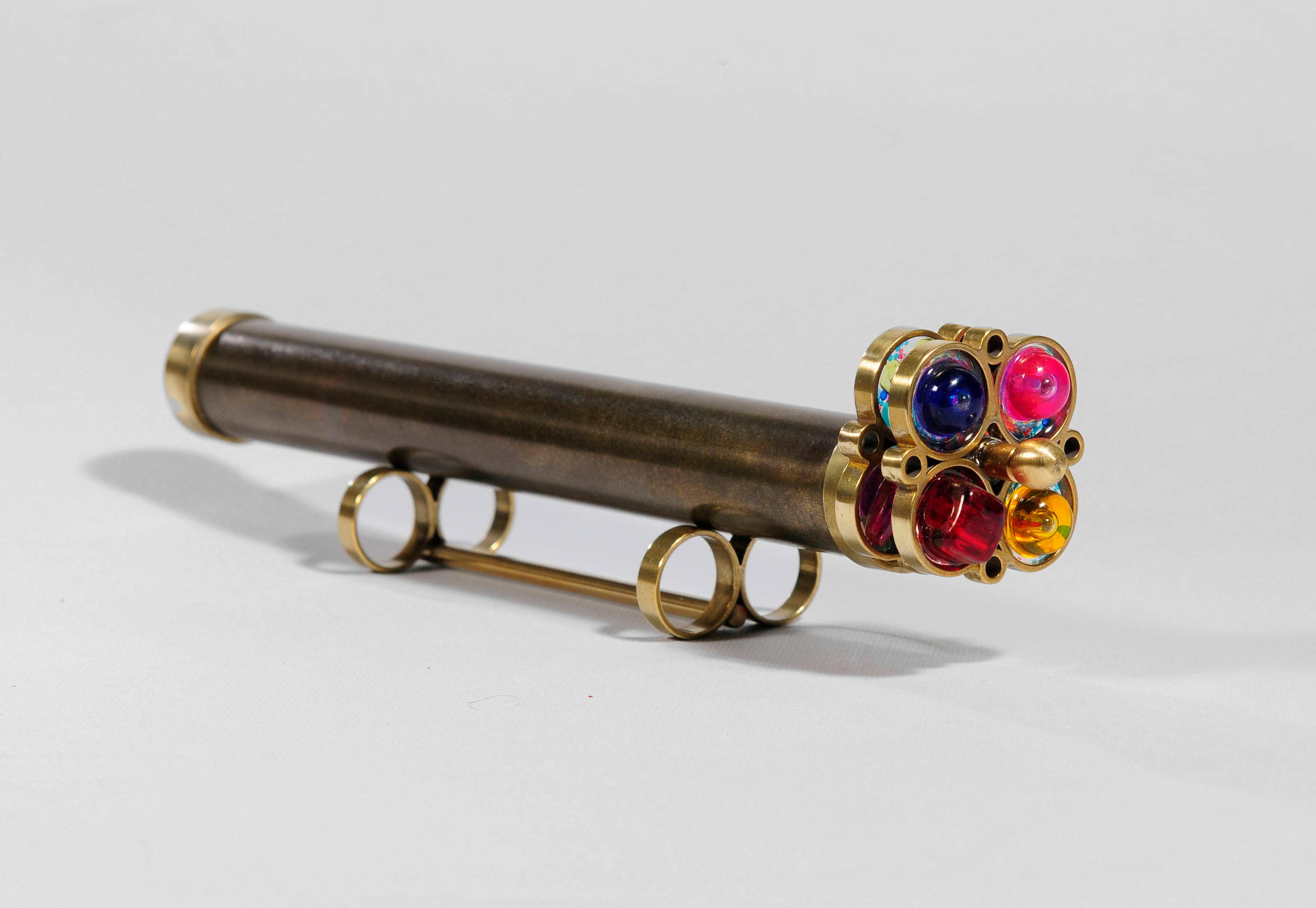 Long Small Flower Kaleidoscope Brass Kaleidoscope Gift for Etsy