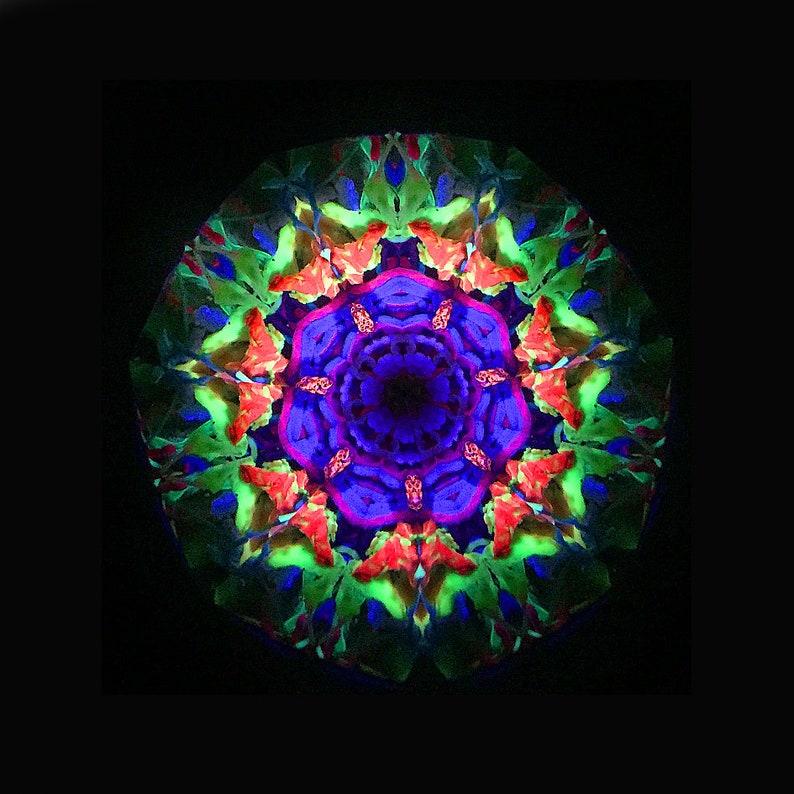 The Violet Firefly Kaleidoscope Art Gift Limited Addition Made to order VF image 8