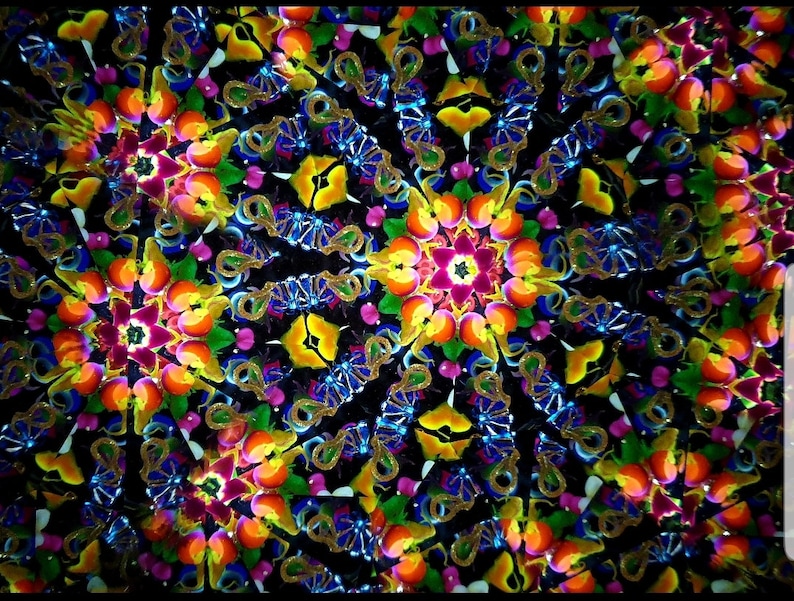 Klassisches Kaleidoskop, Goldmessing Kaleidoskop, Traditionelles Kaleidoskop, Weihnachtsgeschenkidee CO Bild 7