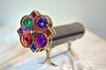 Super Giant Flower wheels Kaleidoscope "The Rose Window" - Brass Kaleidoscope, Wedding Gift, Mother's day gift - KSGF product logo