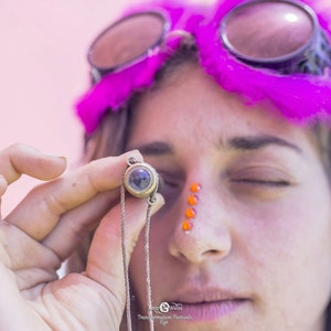 Mini Teleidoscope, Burning man Accessory, Fantasy Traveller, Festival Accessories - MT