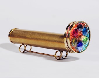 Giant Wheels Kaleidoscope, Brass Kaleidoscope, Gift idea, Christmas gift - KG